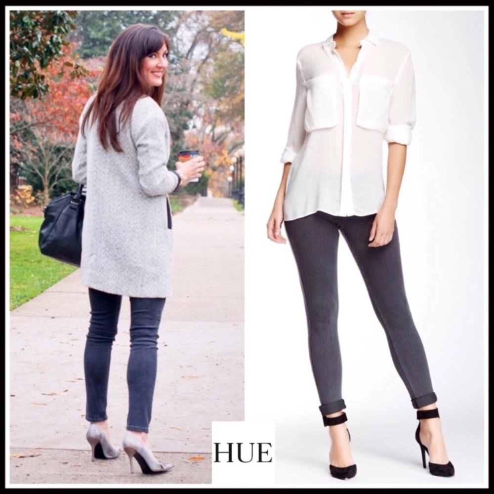 💯✅ AUTHENTIC HUE DENIM STRETCH LEGGINGS 🎉HP🎉